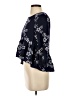 Unbranded Blue 3/4 Sleeve Blouse Size S - photo 5