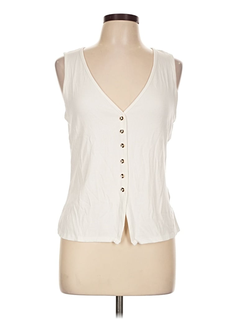A New Day Sleeveless Blouse In Ivory