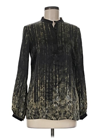 Robert Graham Long Sleeve Silk Top (view 1)