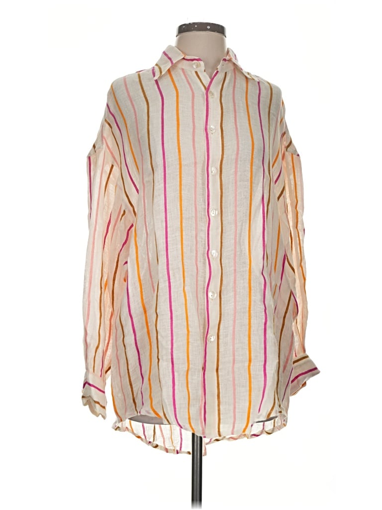 Pre-owned Vitamin A 3/4 Sleeve Blouse In Pink
