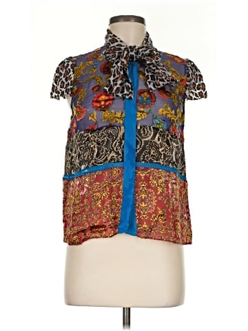 Alice + Olivia Short Sleeve Blouse (view 1)