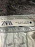 Zara Metallic Silver Cargo Pants Size M - photo 7