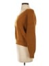 Amour Vert 100% Wool Brown Wool Pullover Sweater Size XS - photo 5
