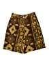 Rafaella 100% Silk Paisley Brown Shorts Size 10 - photo 1