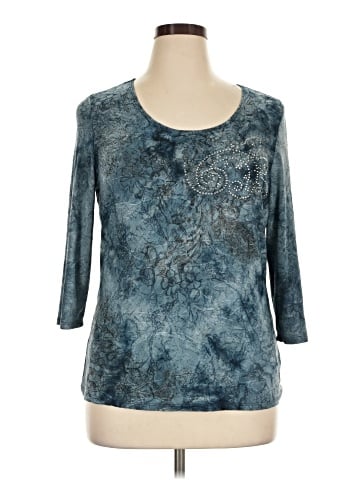 DressBarn 3/4 Sleeve T-Shirt (view 1)
