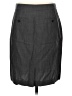 Theory Gray Wool Skirt Size 4 - photo 2