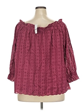 Lane Bryant 3/4 Sleeve Blouse (view 2)