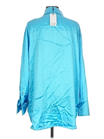 retrofête Long Sleeve Silk Top (view 2)