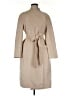 J. McLaughlin Solid Tan Wool Coat Size M - photo 1