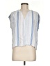 Splendid Blue Sleeveless Blouse Size M - photo 1