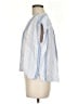 Splendid Blue Sleeveless Blouse Size M - photo 5