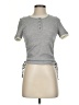 Zara Gray Short Sleeve Top Size S - photo 1