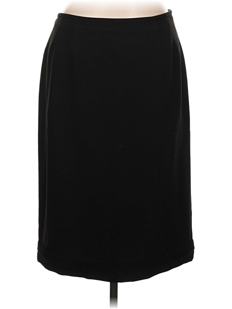 Pre-owned Albert Nipon Formal Skirt In Black