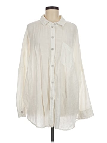 American Eagle Outfitters Long Sleeve Button-Down Shirt (view 1)