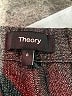 Theory 100% Virgin Wool Chevron-herringbone Gray Wool Pants Size 6 - photo 7