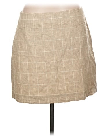Madewell Welt-Pocket Mini Skirt in Windowpane Check (view 1)