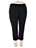 Zac & Rachel Solid Black Active Pants Size 2X - photo 1