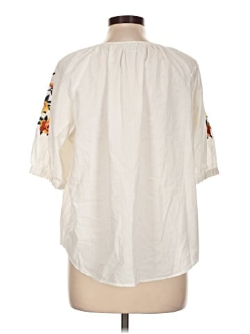 St. John's Bay Short Sleeve Blouse (view 2)