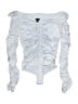 Express Silver Long Sleeve Blouse Size XS - photo 1