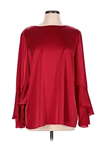 Tahari by ASL Long Sleeve Blouse (view 1)