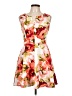 Assorted Brands Floral Red Cocktail Dress Size L - photo 1