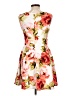 Assorted Brands Floral Red Cocktail Dress Size L - photo 2
