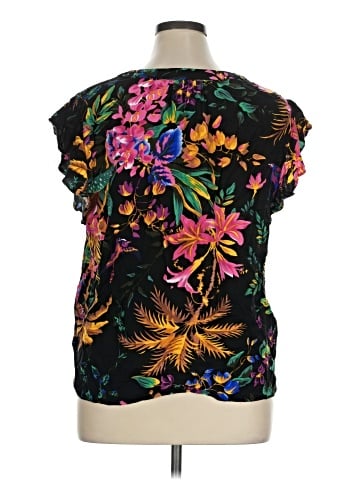 RACHEL Rachel Roy Short Sleeve Blouse (view 2)