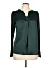 Calvin Klein 100% Polyester Green Long Sleeve Blouse Size L - photo 1