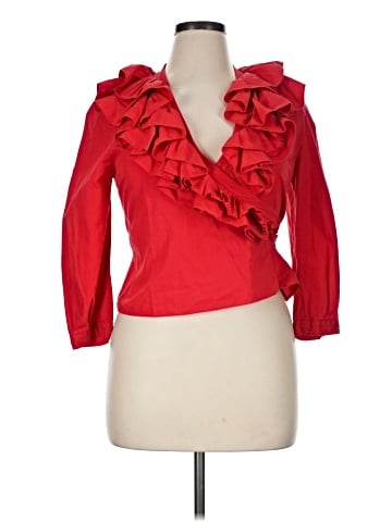 Topshop Long Sleeve Blouse (view 1)