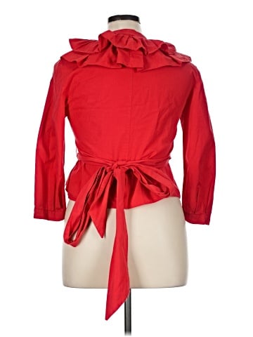 Topshop Long Sleeve Blouse (view 2)