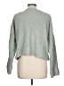 Alya 100% Polyester Solid Green Pullover Sweater Size L - photo 2