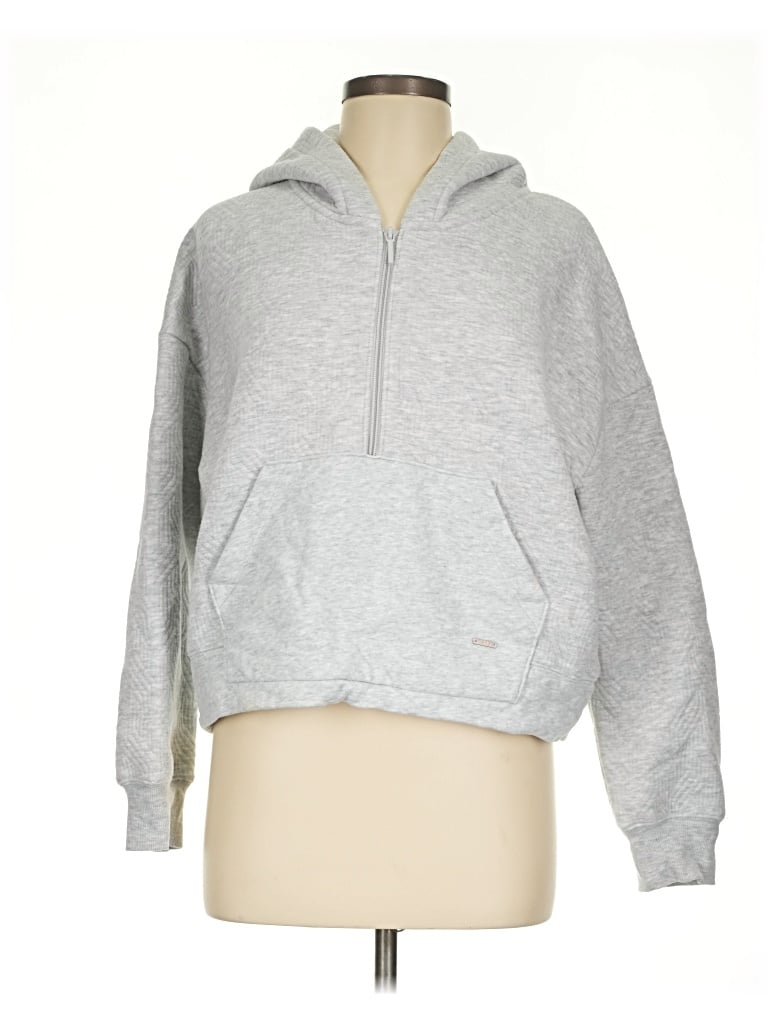 Pre-owned Tavi Zip Up Hoodie In Gray