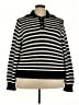 J.Crew 100% Cotton Stripes Black Pullover Sweater Size 3X - photo 1