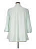 Lane Bryant 100% Polyester Green 3/4 Sleeve Blouse Size 14 - 16 Plus - photo 2