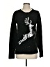 Karen Scott Stars Black Pullover Sweater Size S - photo 1