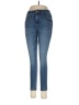 Express Solid Blue Jeans Size 6 - photo 1