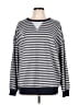 Unbranded Stripes Gray Pullover Sweater Size L - photo 1