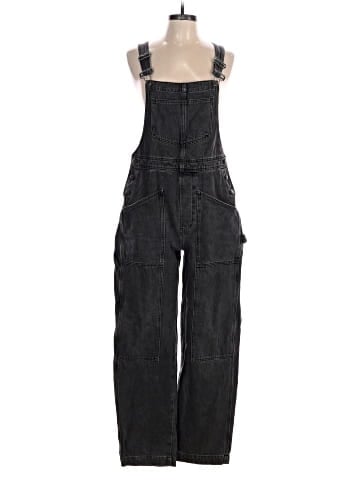 Madewell Denim Oversized Carpenter Overalls in Hartwell Wash (view 1)