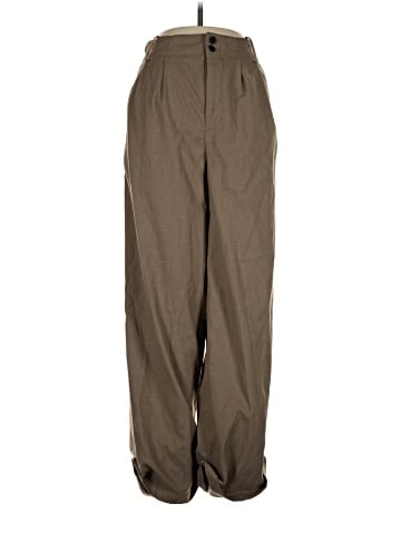 Madewell The Harlow Wide-Leg Trouser in Brushed Twill (view 1)