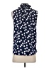 J.Crew 100% Polyester Blue Sleeveless Blouse Size S - photo 2