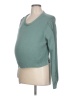 Seraphine 100% Viscose Teal Pullover Sweater Size 14 Maternity - photo 1