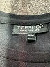 Topshop 100% Polyester Black Short Sleeve Top Size 4 - photo 7