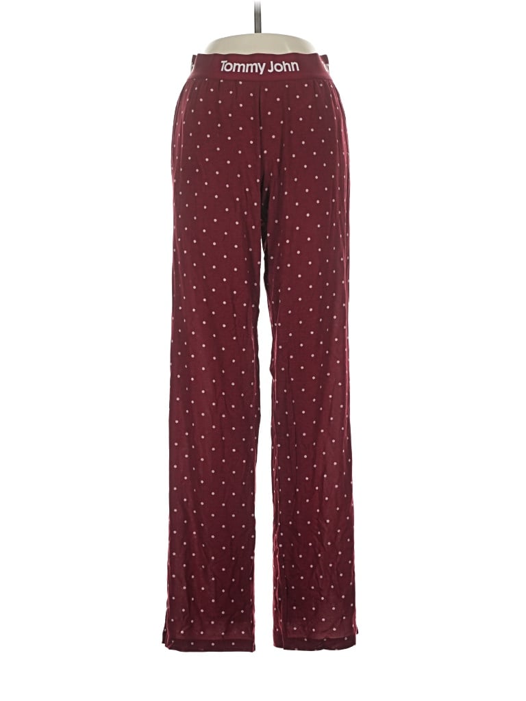 Pre-owned Tommy John Casual Pants In Burgundy