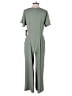 Vince Camuto 100% Polyester Solid Green Jumpsuit Size S - photo 2