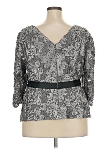 Alex Evenings 3/4 Sleeve Blouse (view 2)