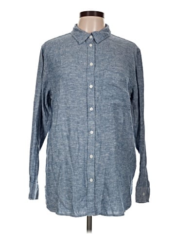 Gap Long Sleeve Button-Down Shirt (view 1)
