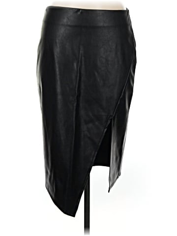 Romeo & Juliet Couture Faux Leather Skirt (view 1)