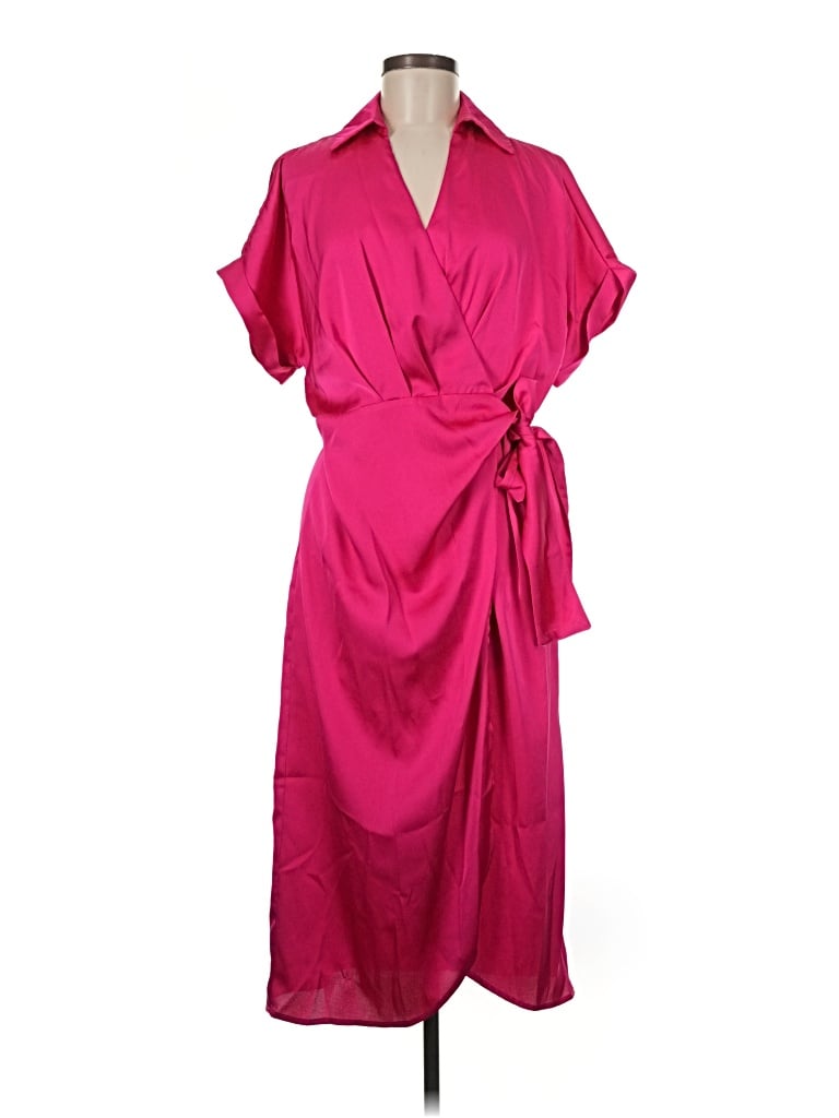 Pre-owned Timing Cocktail Dress In Pink