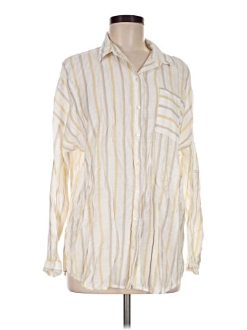 Love Notes Long Sleeve Button-Down Shirt (view 1)