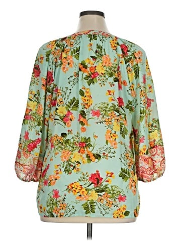 Figueroa & Flower 3/4 Sleeve Blouse (view 2)